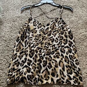 Leopard print tank